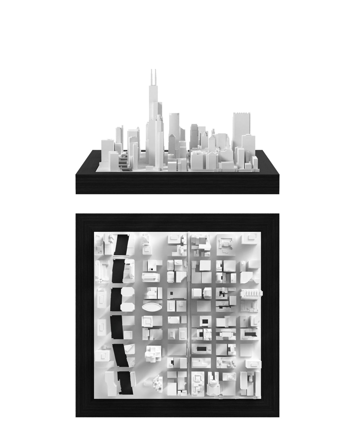 Chicago - Willis Tower CUBE 3D city model - CITYFRAMES