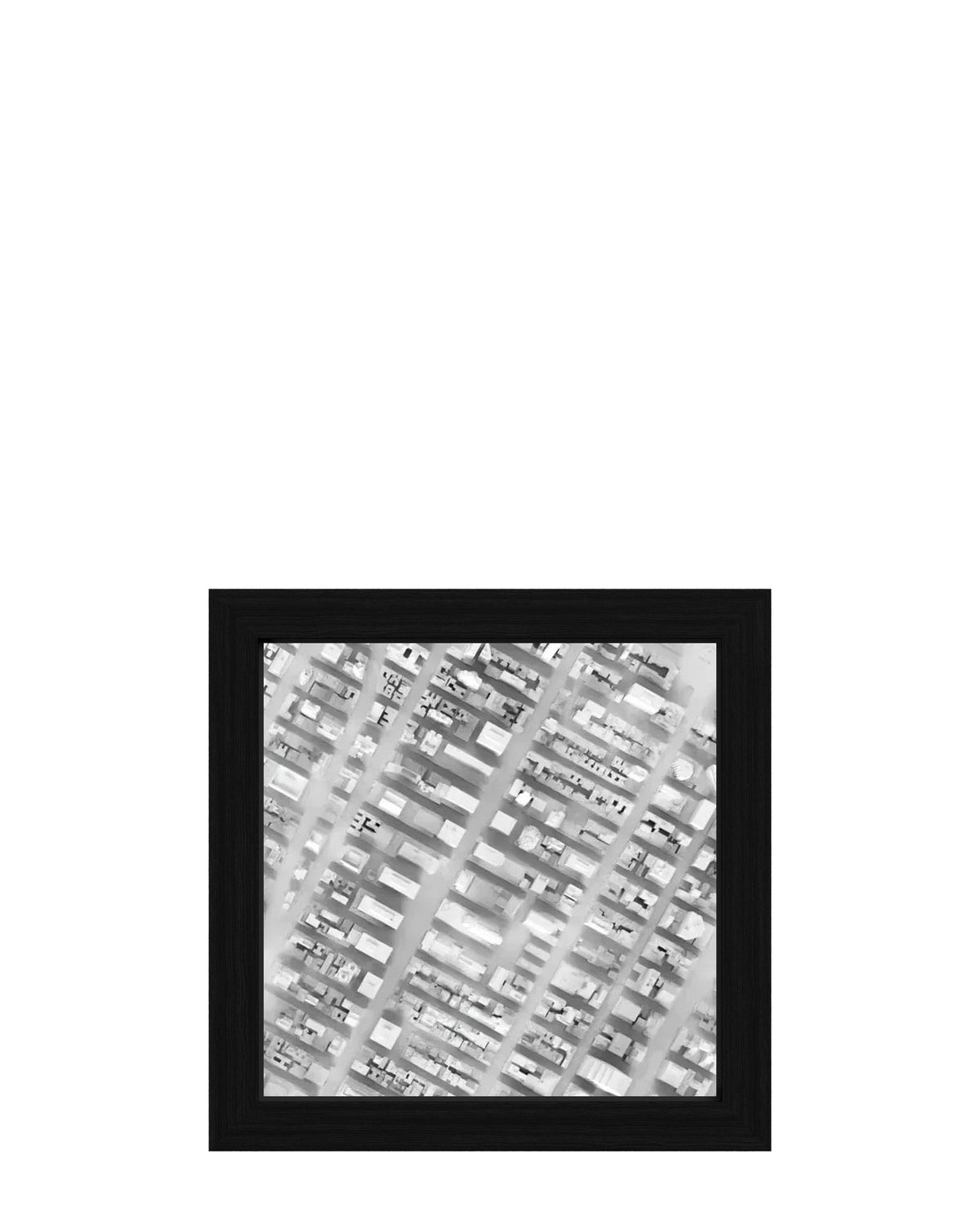 Custom Location CUBE: an open frame showing a part of a city from above - CITYFRAMES
