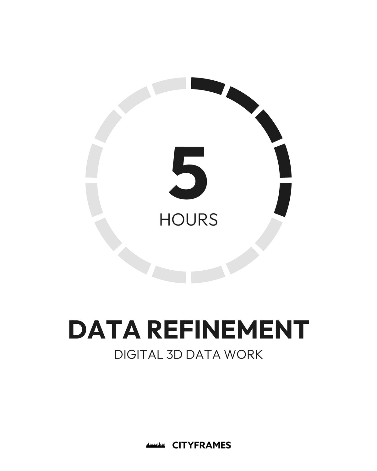 Digital 3D Data Work: data refinement, 5 hours - CITYFRAMES
