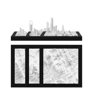 Riyadh Trio: Riyadh - Kingdom Tower, Riyadh - KAFD, Riyadh - Al Faisaliah Tower CUBE 3D city models - CITYFRAMES