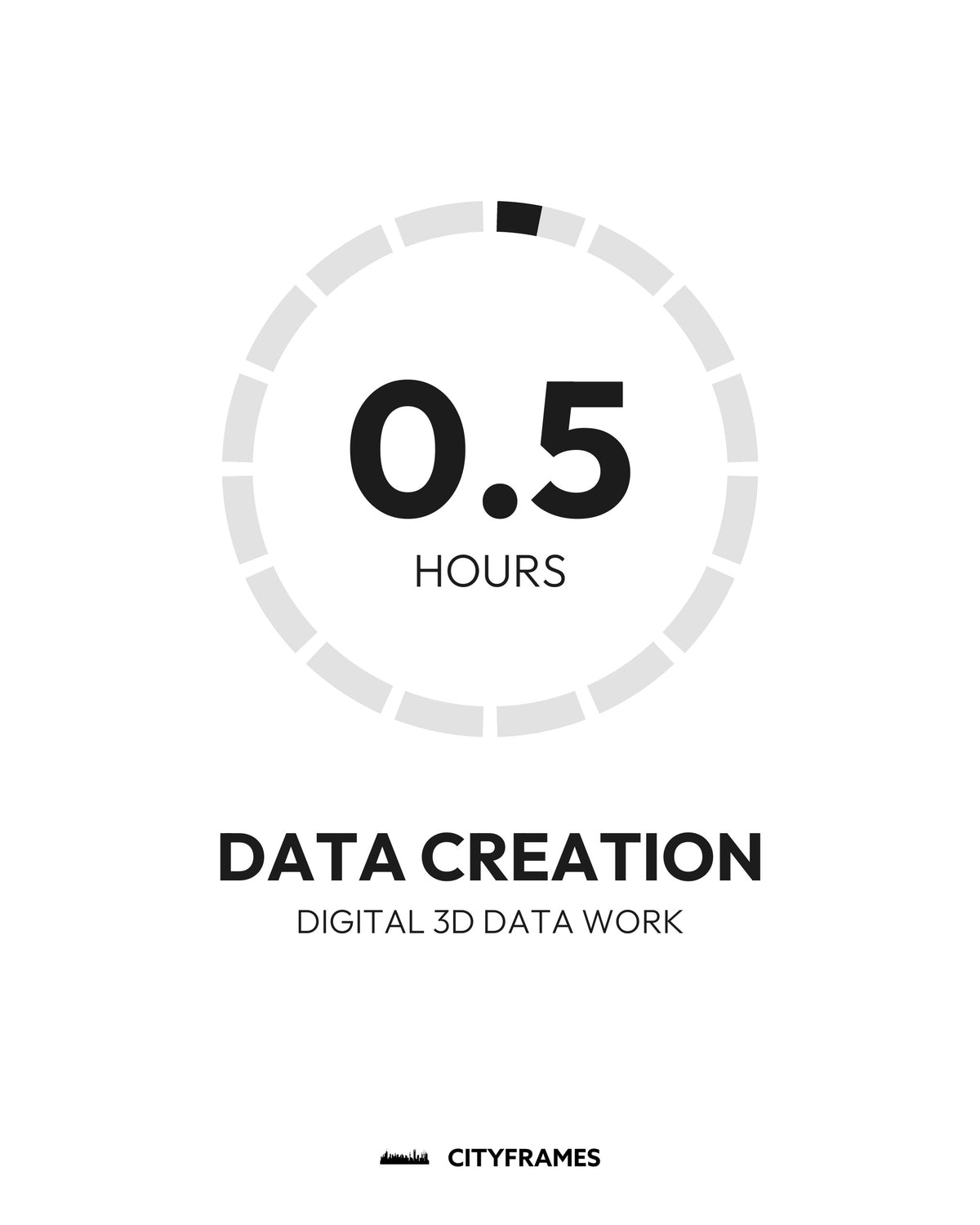 Digital 3D Data Work: data creation, 0.5 hours - CITYFRAMES