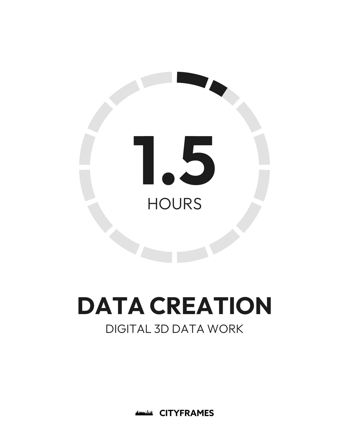 Digital 3D Data Work: data creation, 1.5 hours - CITYFRAMES
