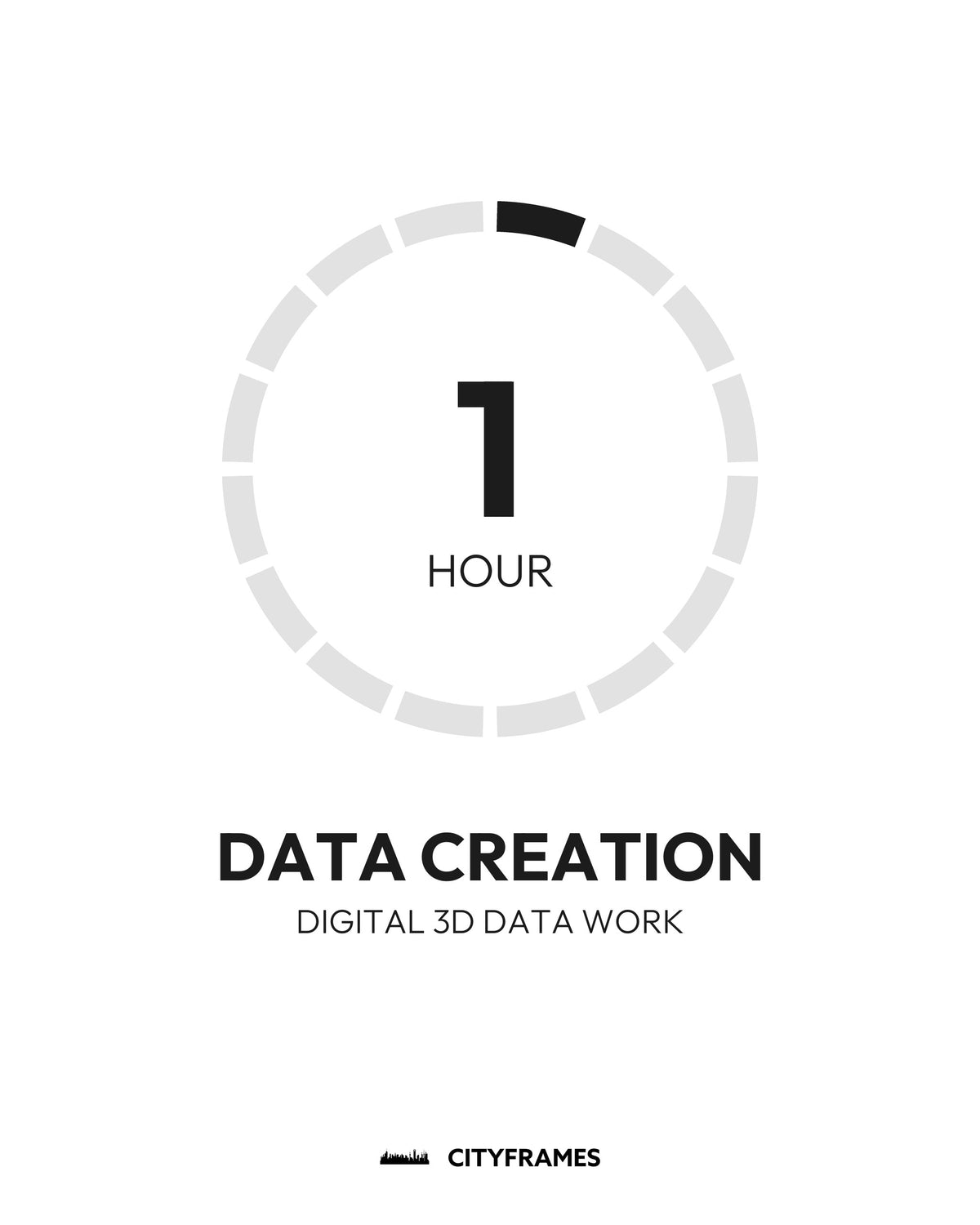 Digital 3D Data Work: data creation, 1 hour - CITYFRAMES