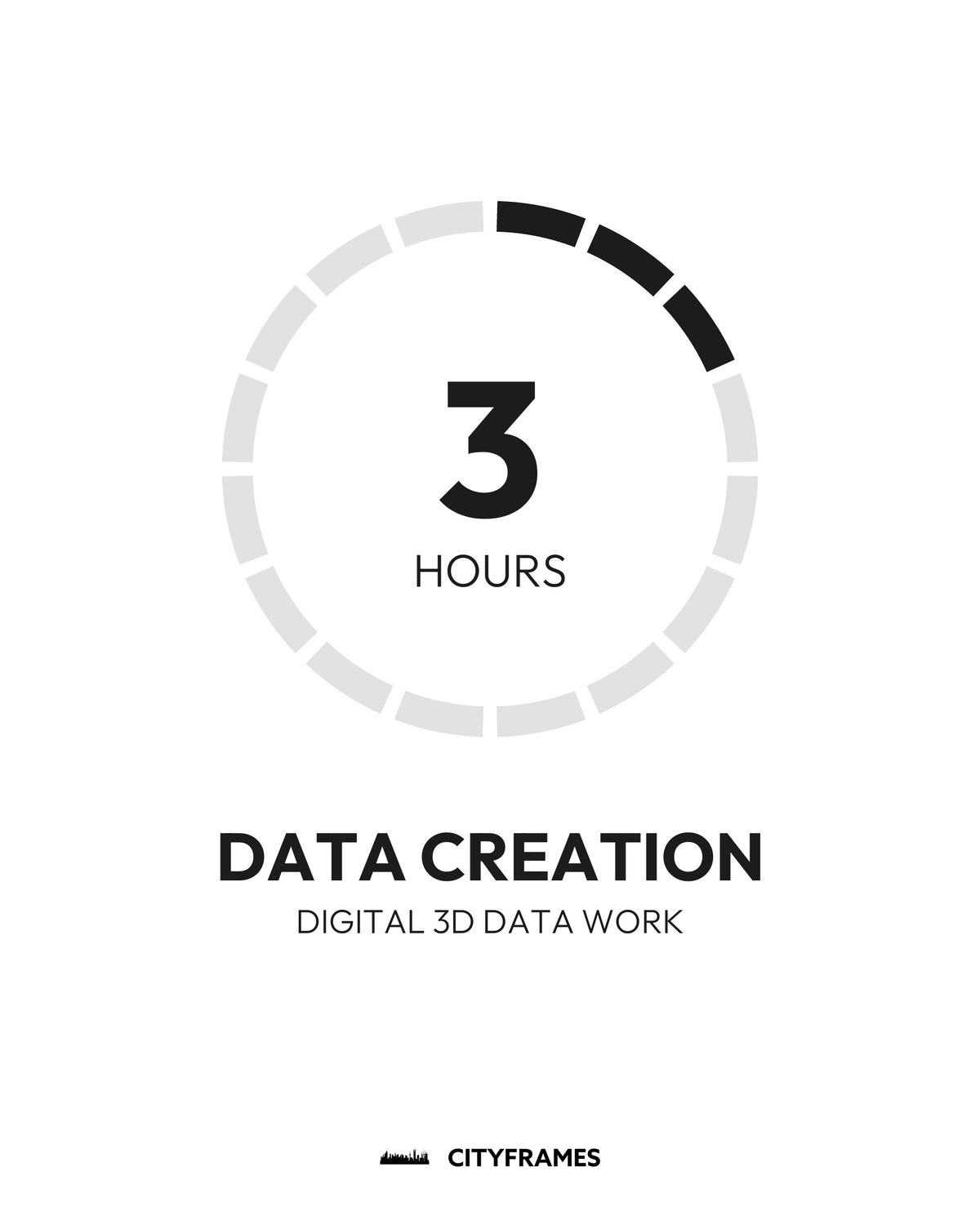 Digital 3D Data Work: data creation, 3 hours - CITYFRAMES