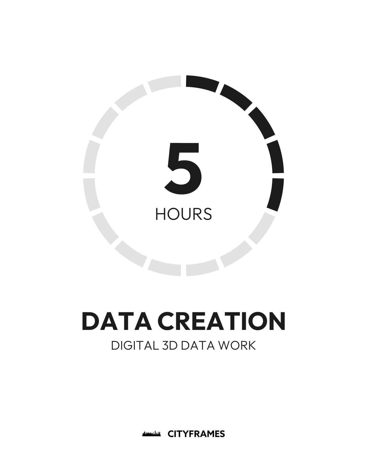 Digital 3D Data Work: data creation, 5 hours - CITYFRAMES