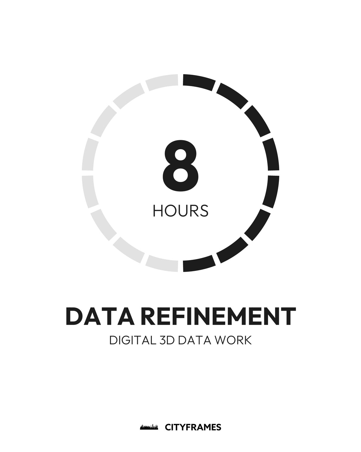 Digital 3D Data Work: data refinement, 8 hours - CITYFRAMES